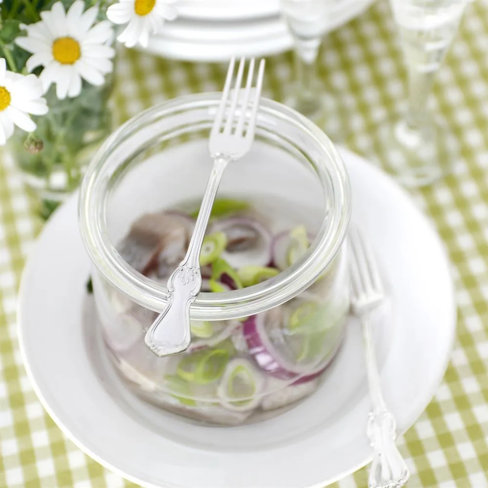 Olga silver 餐具 cutlery, table fork Gense