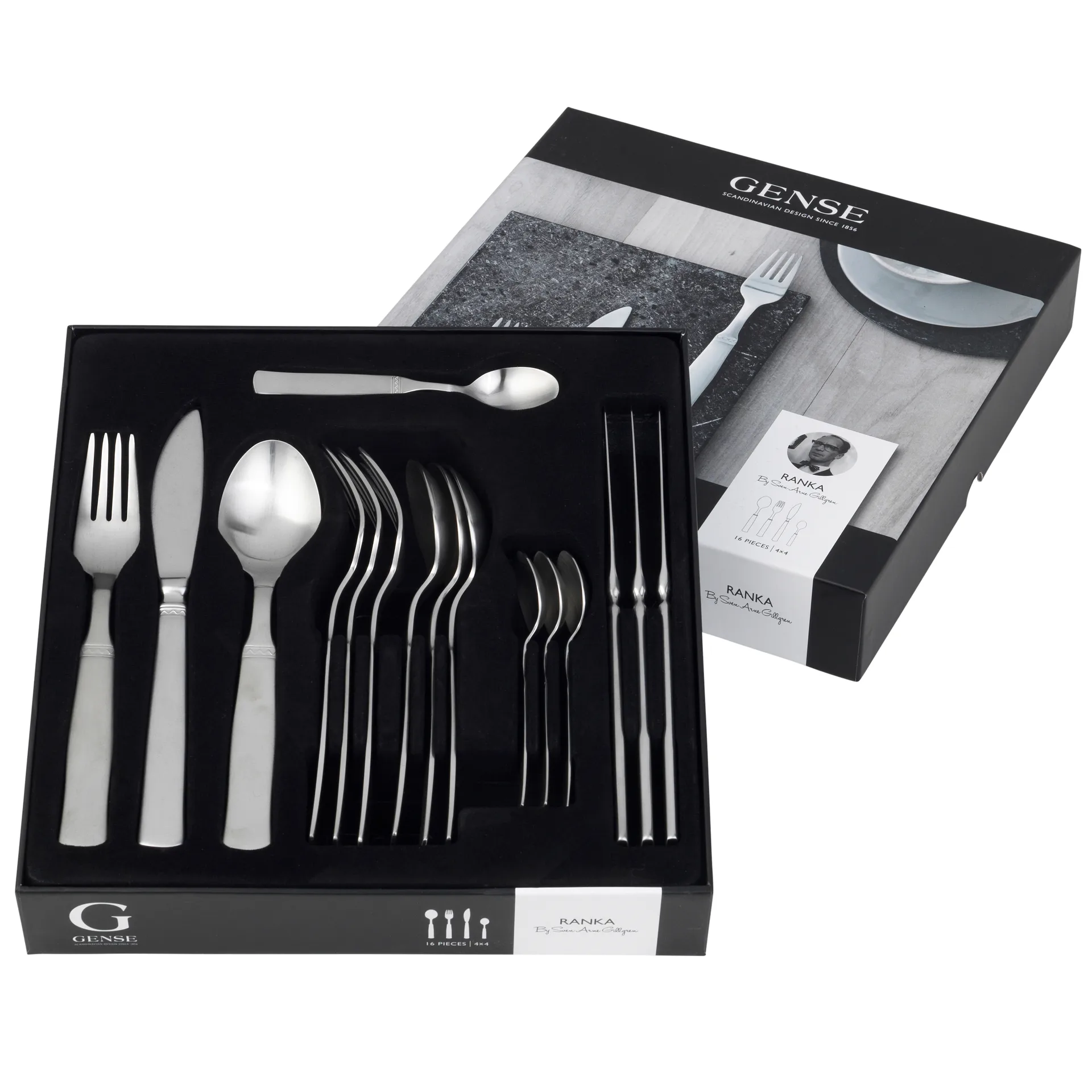 Ranka 餐具 cutlery set, 不锈钢 16 pcs Gense