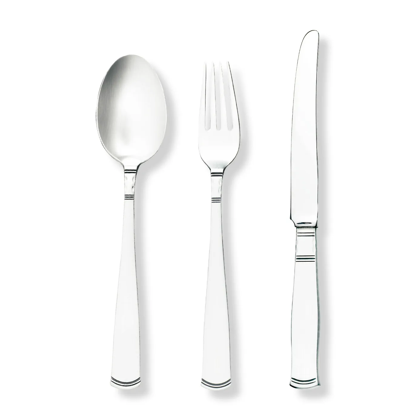 Rosenholm 银质餐具, 正餐叉 Gense
