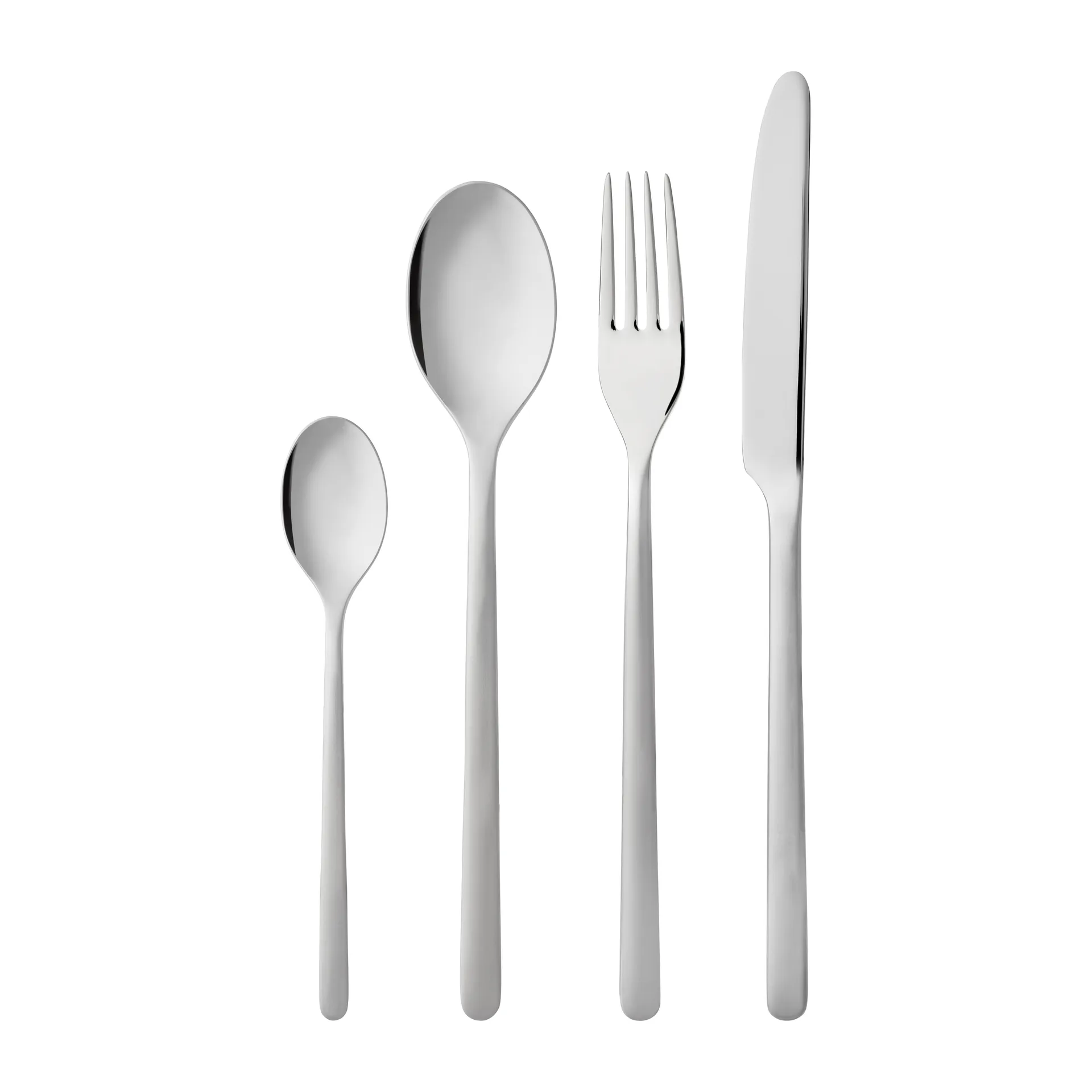 Still 餐具 16件装, 哑光_亮面钢 Gense