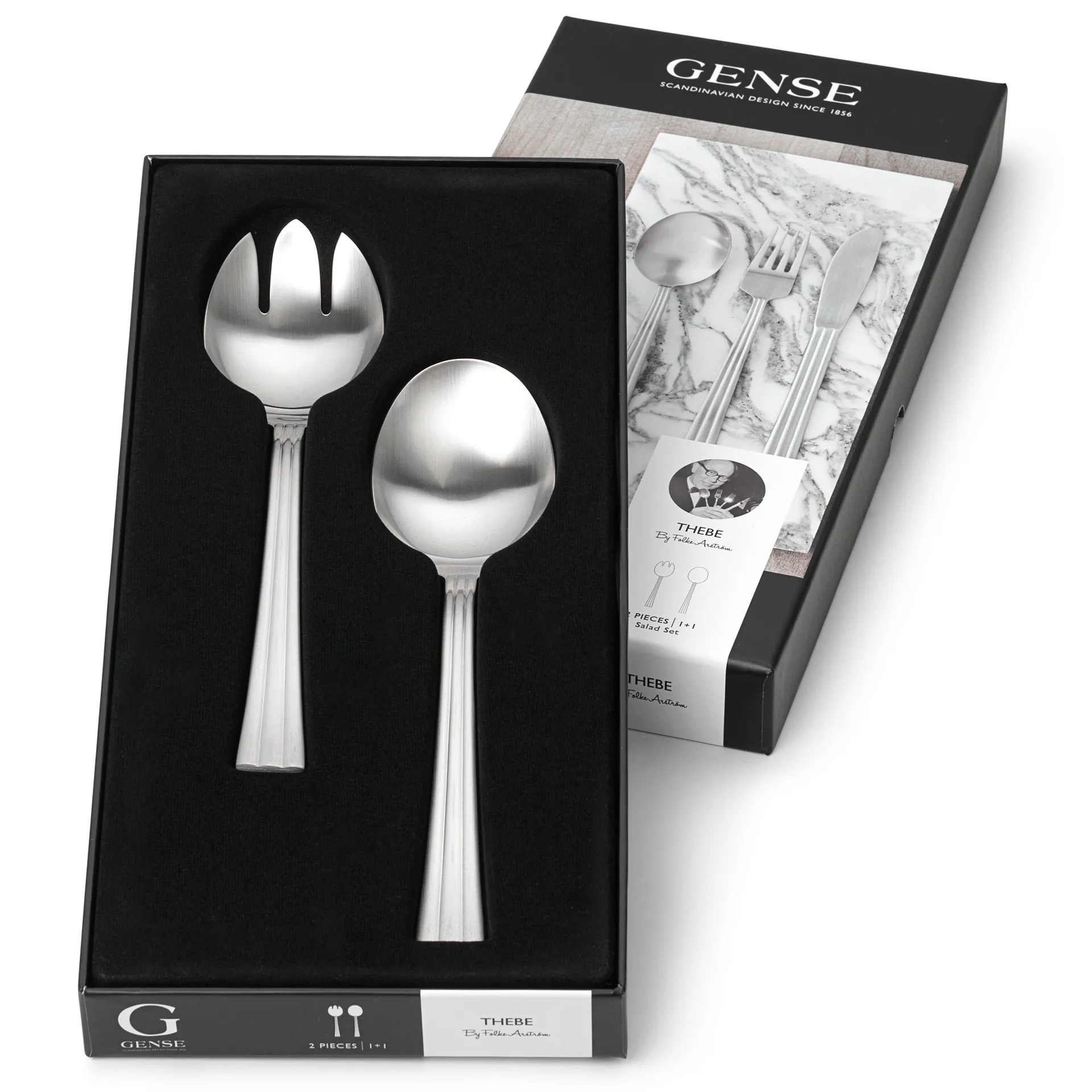 Thebe salad and serving 餐具 cutlery, 2-pack Gense