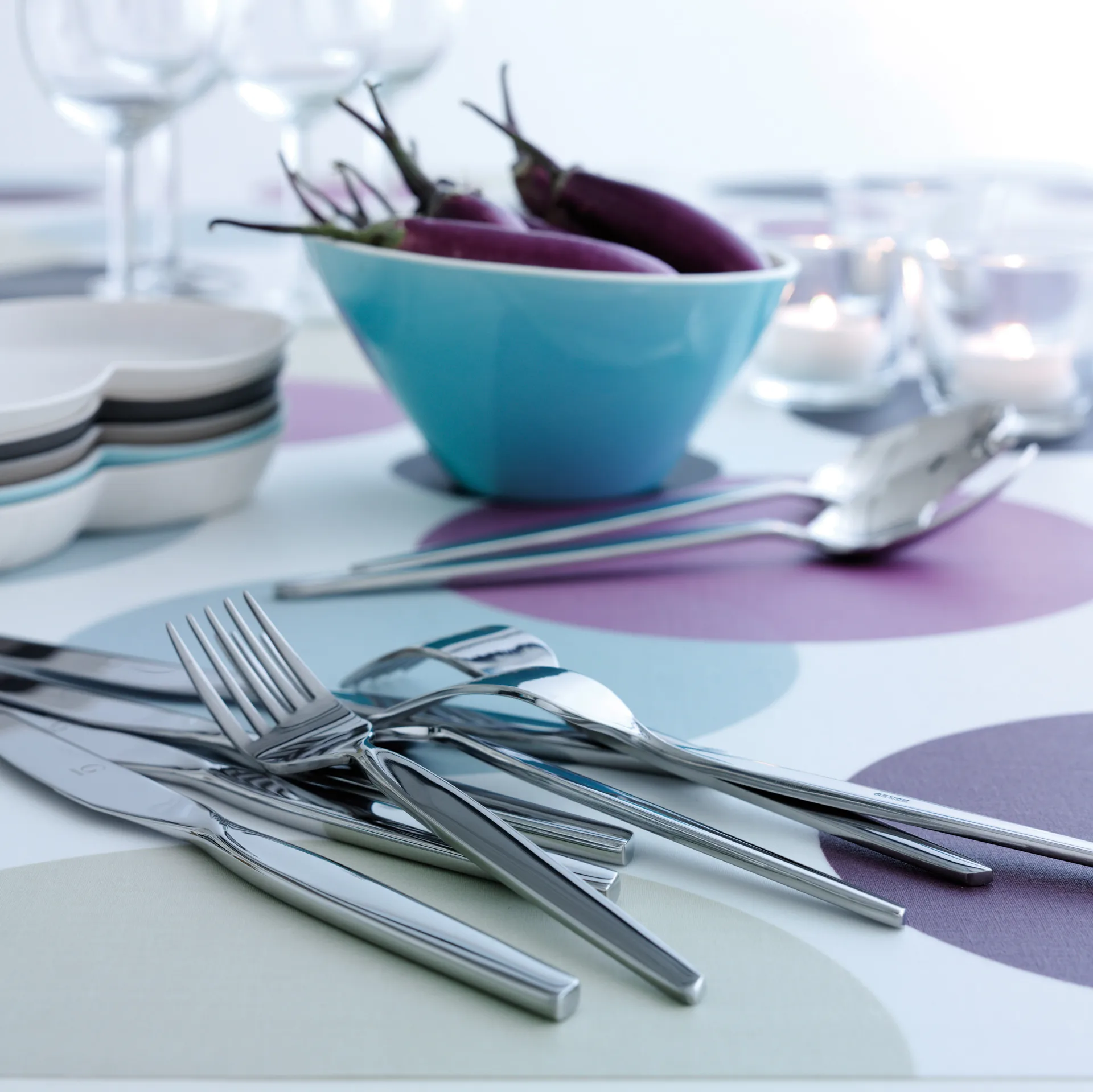 Twist 餐具 cutlery, 不锈钢 16 pcs Gense