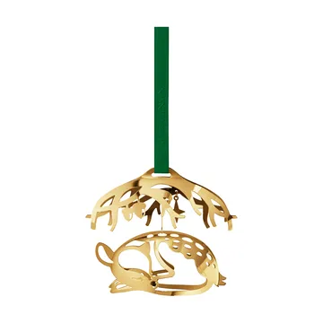 2023 Christmas 平衡挂件 fallow deer - Gold-plated - Georg Jensen