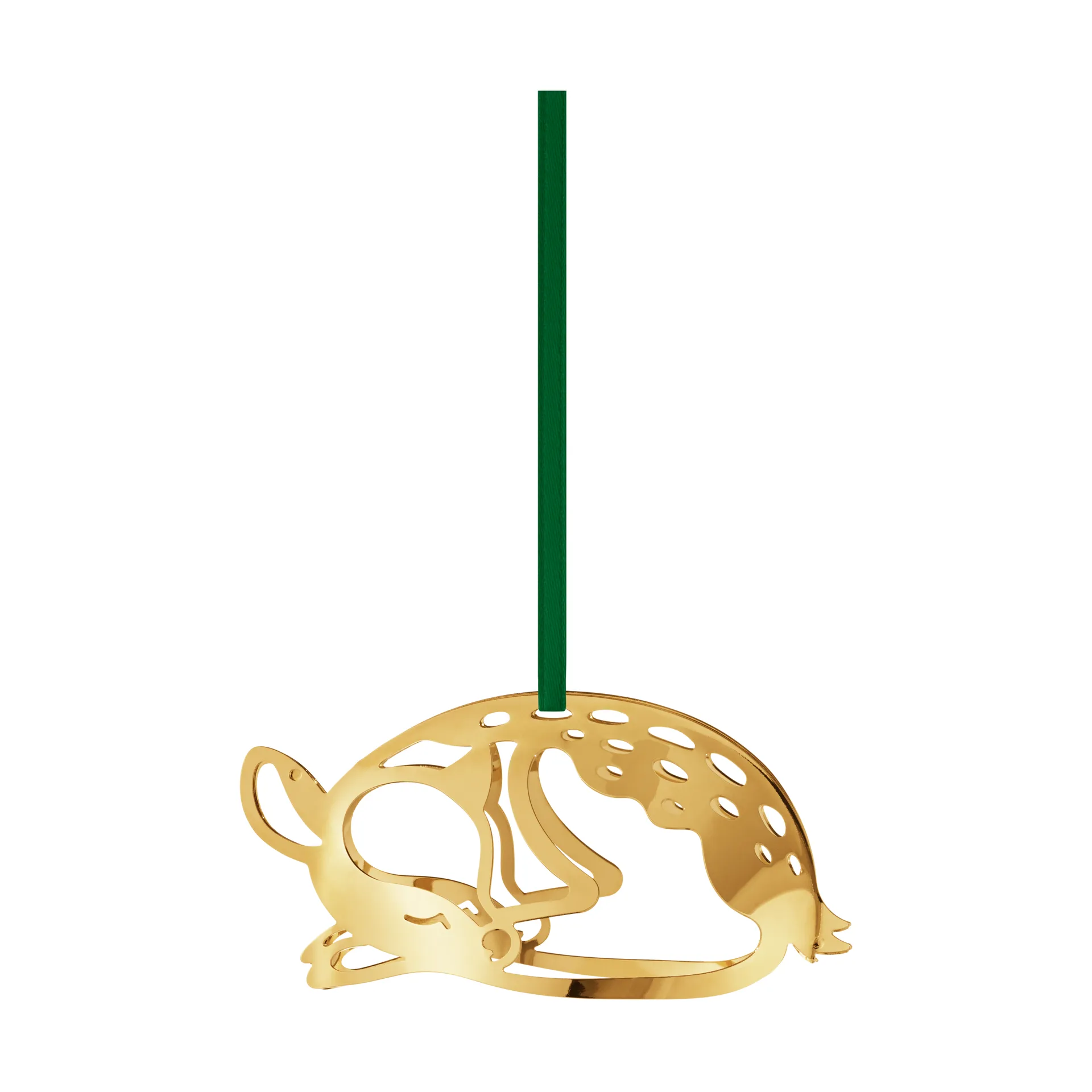 2023 Christmas 吊灯 fallow deer, Gold-plated Georg Jensen