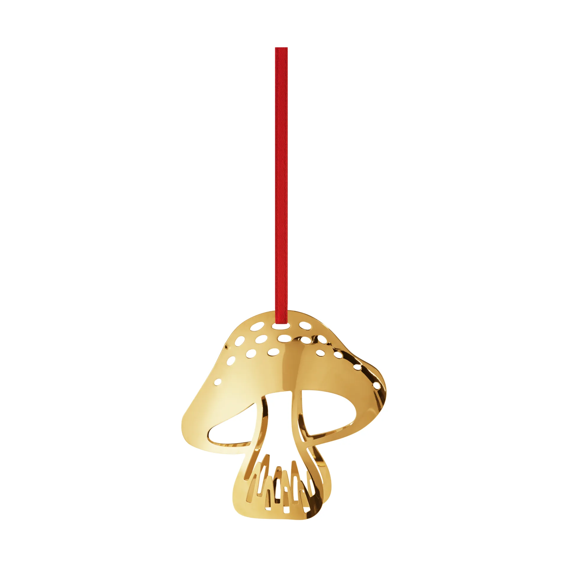 2023 Christmas 吊灯 mushroom, Gold-plated Georg Jensen