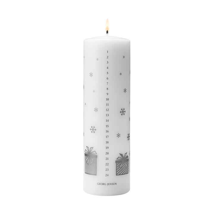 2025 calendar 蜡烛 - 白色-银色 - Georg Jensen