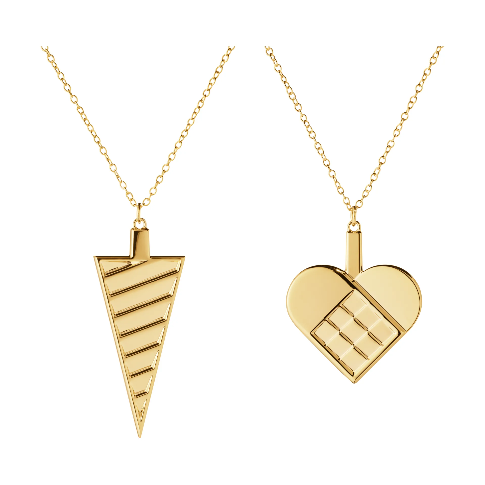 2025 礼物套装 Christmas 装饰品 2件, 金色 plated zinc alloy Georg Jensen