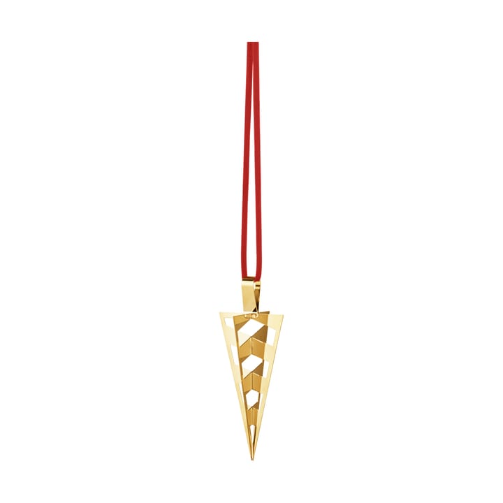 2025 Christmas cone 装饰品 - 金色 plated 黄铜 - Georg Jensen