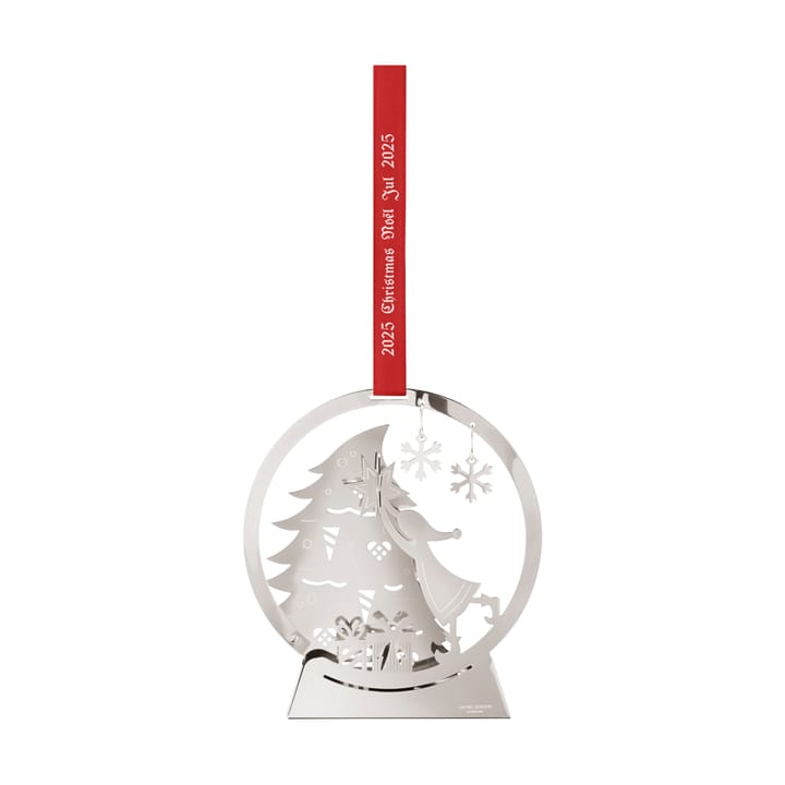 2025 Christmas hanging snow globe - Palladium-plated 黄铜 - Georg Jensen
