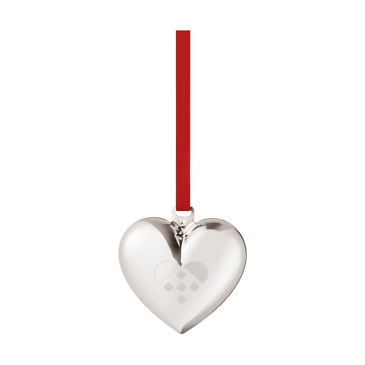 2025 Christmas heart - Palladium-plated 黄铜 - Georg Jensen