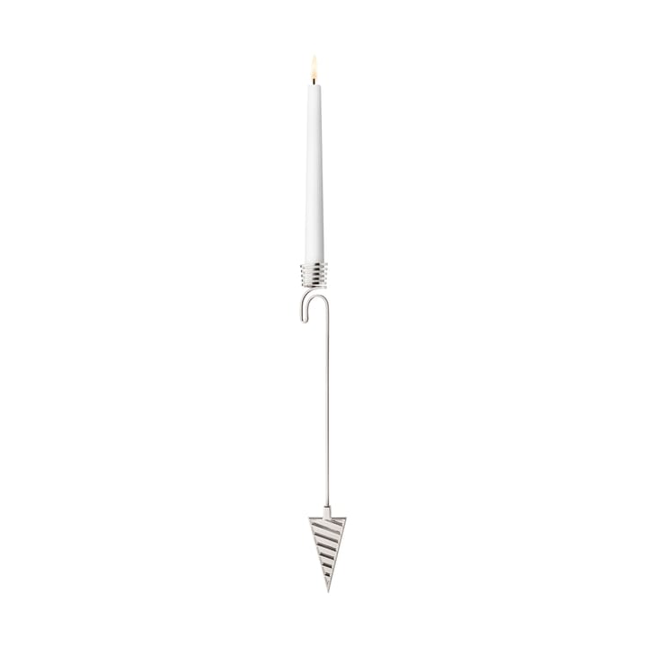 2025 烛台 for 圣诞树 cone - Palladium-plated zinc alloy - Georg Jensen