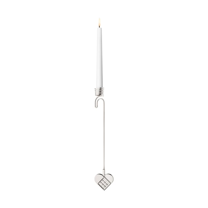 2025 圣诞树 烛台 heart - Palladium-plated zinc alloy - Georg Jensen