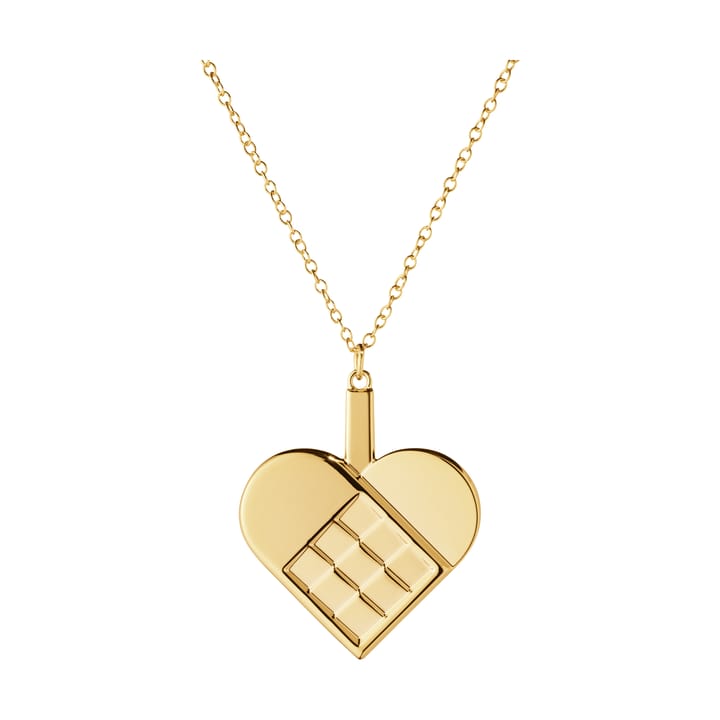 2025 圣诞装饰 heart - 金色 plated zinc alloy - Georg Jensen