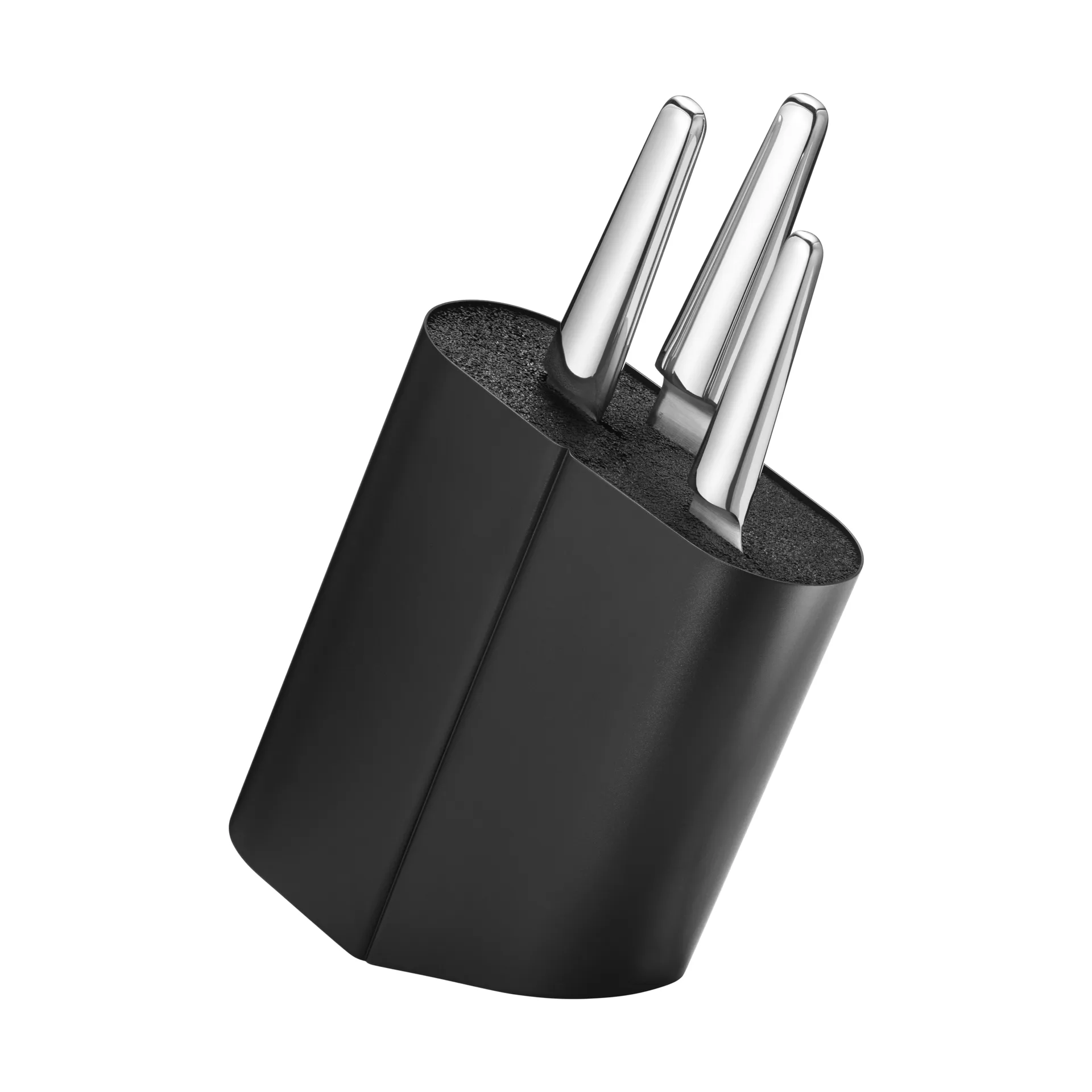 Alfredo 刀 block, 不锈钢-黑色 Georg Jensen