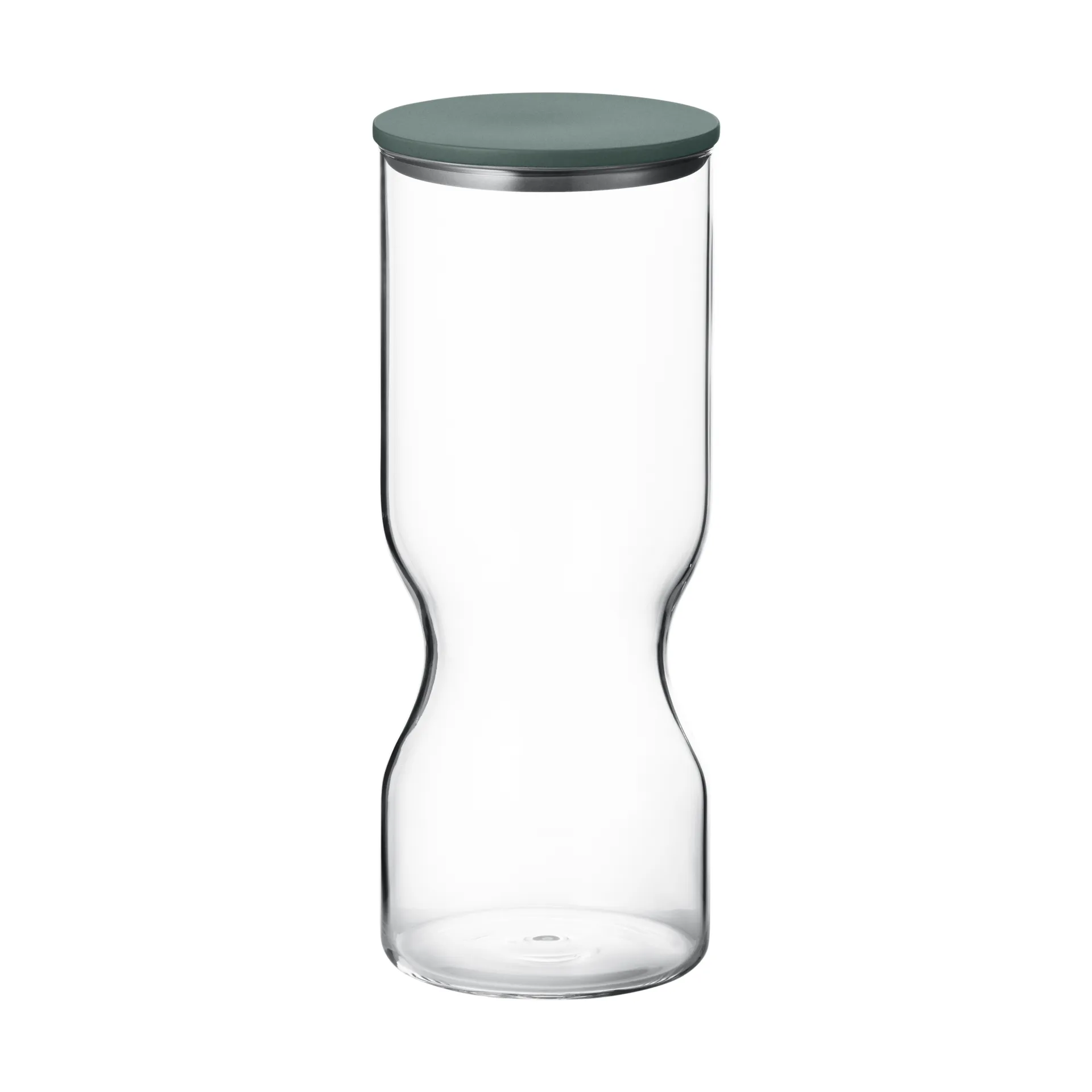 Alfredo storage container 大 1.5 L, 玻璃-绿色 Georg Jensen