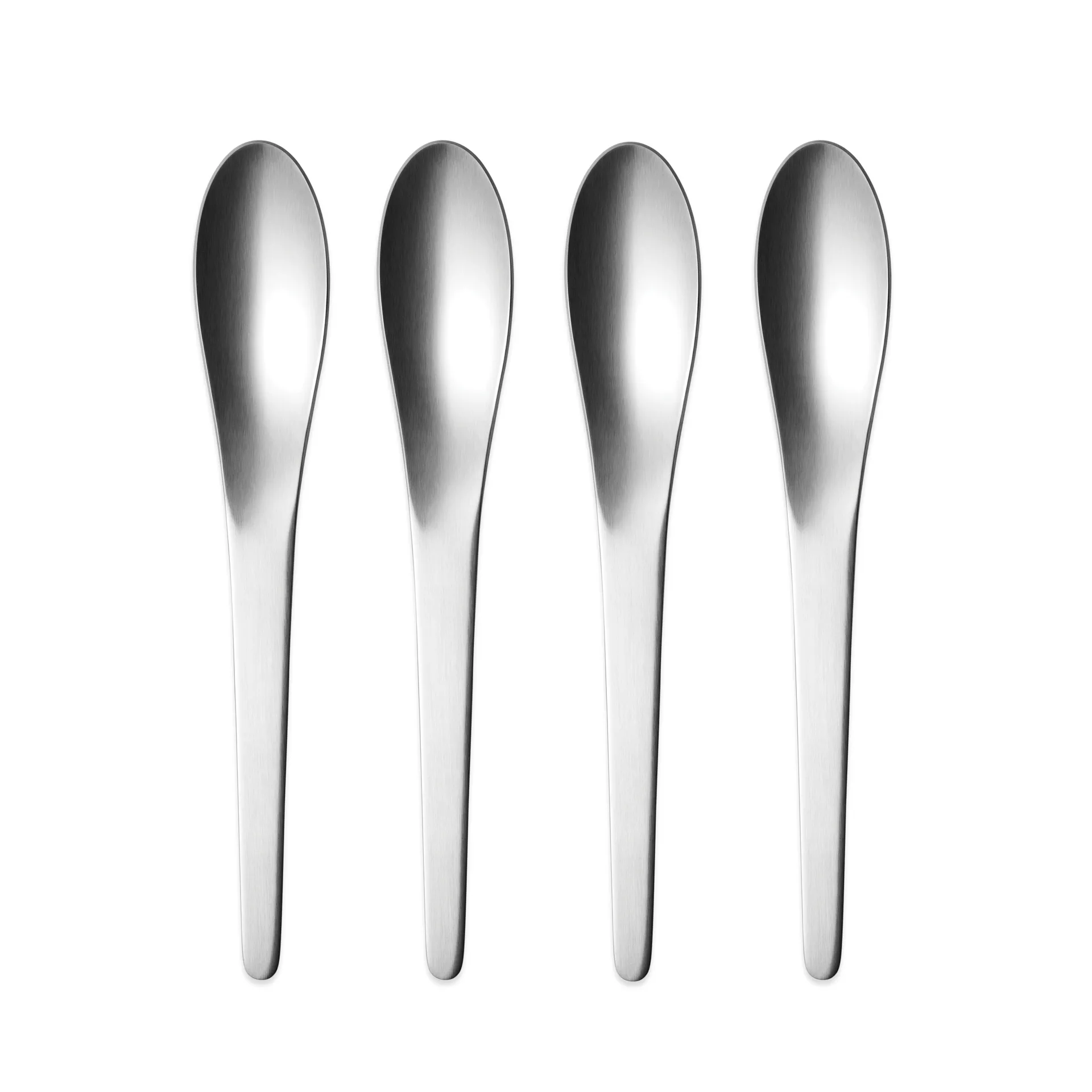 Arne Jacobsen 甜点勺, 4 件 Georg Jensen