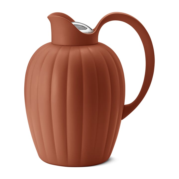 Bernadotte 保温壶 赤陶红, 1l Georg Jensen