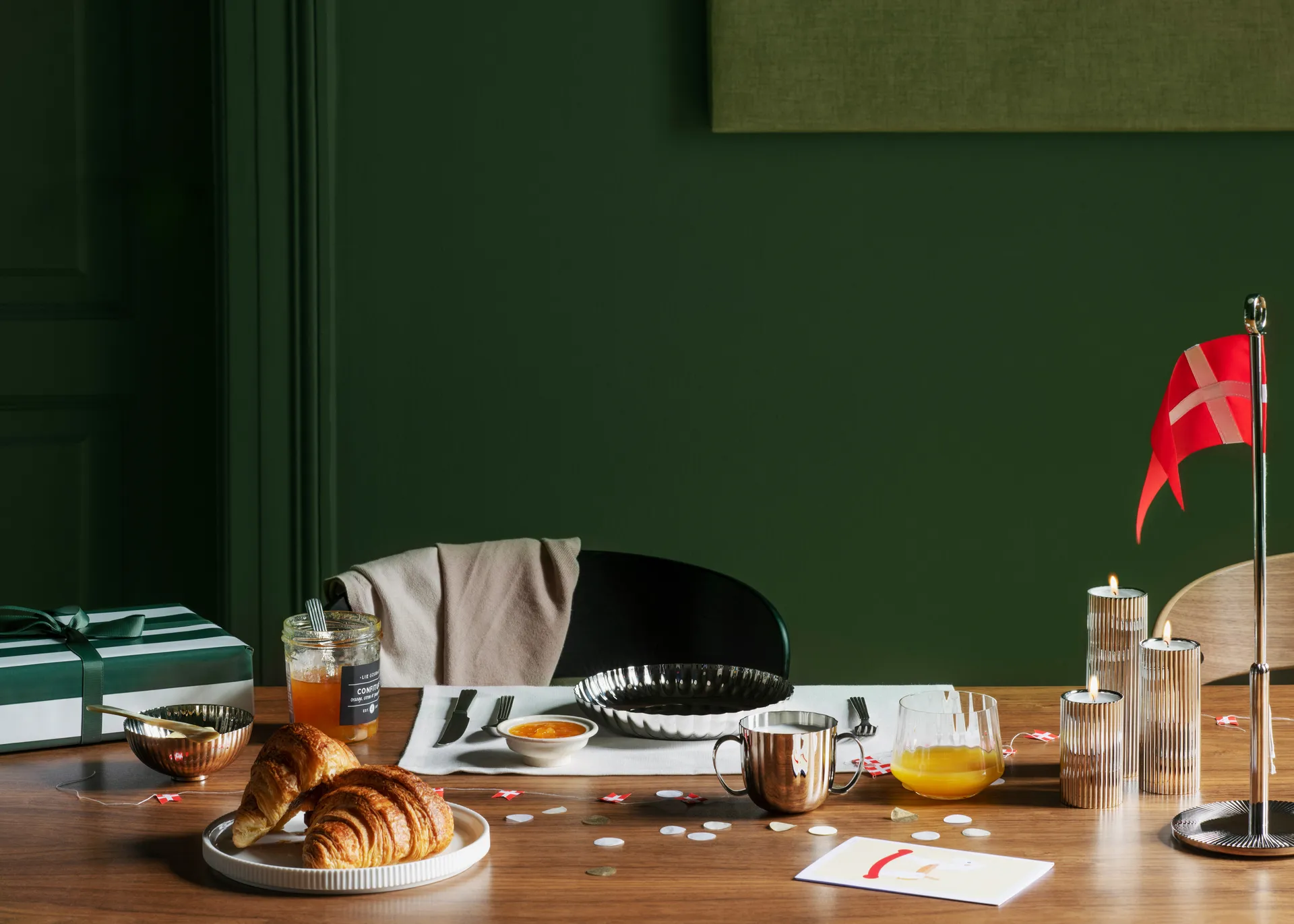 Bernadotte 烛台/摆件 3件套装, 不锈钢 Georg Jensen