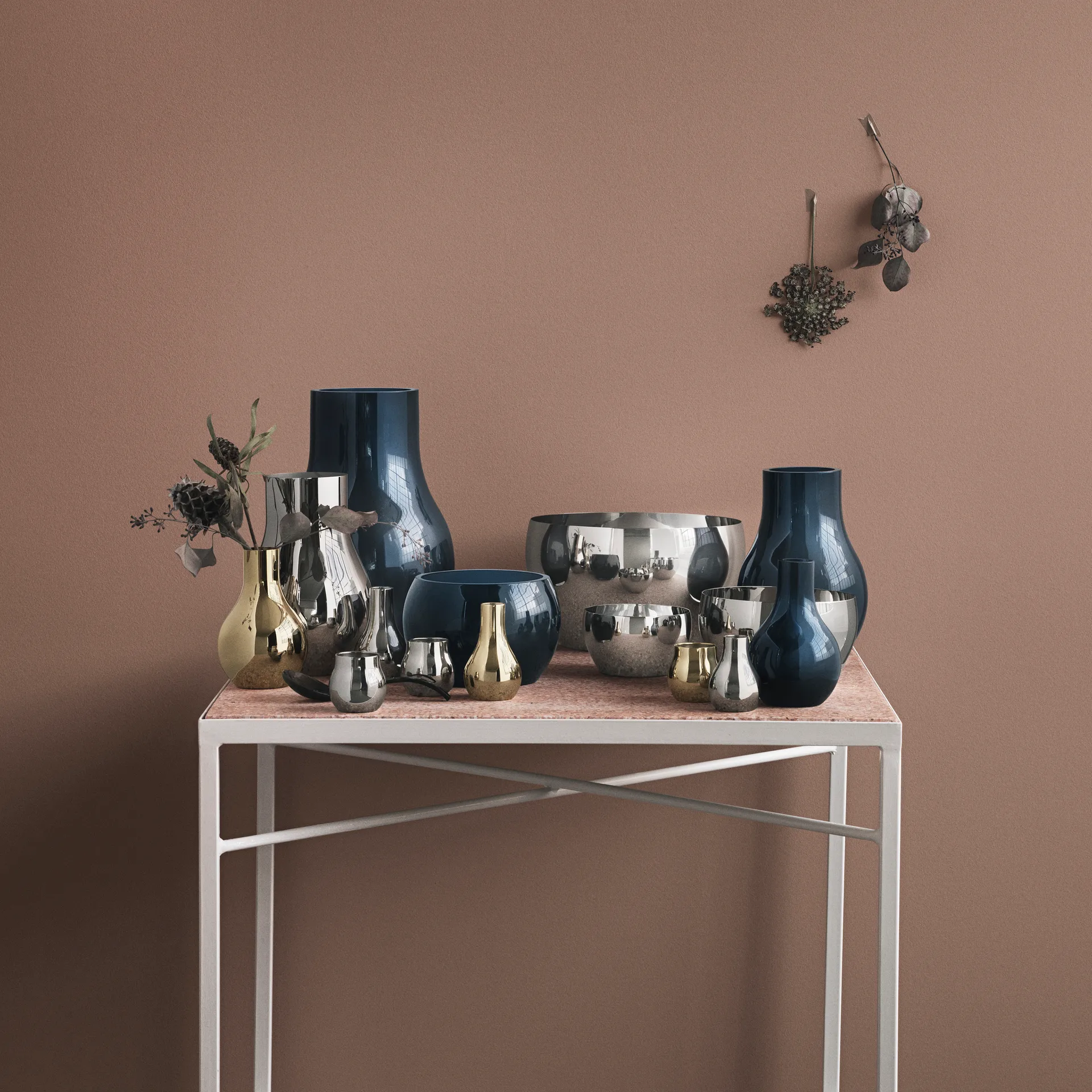 Cafu 玻璃花瓶/摆件 蓝色, 中号, 30 cm Georg Jensen