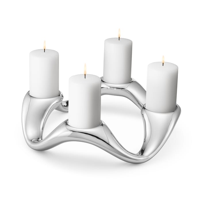 Cobra 烛台/摆件 Ø33 cm, 不锈钢 Georg Jensen