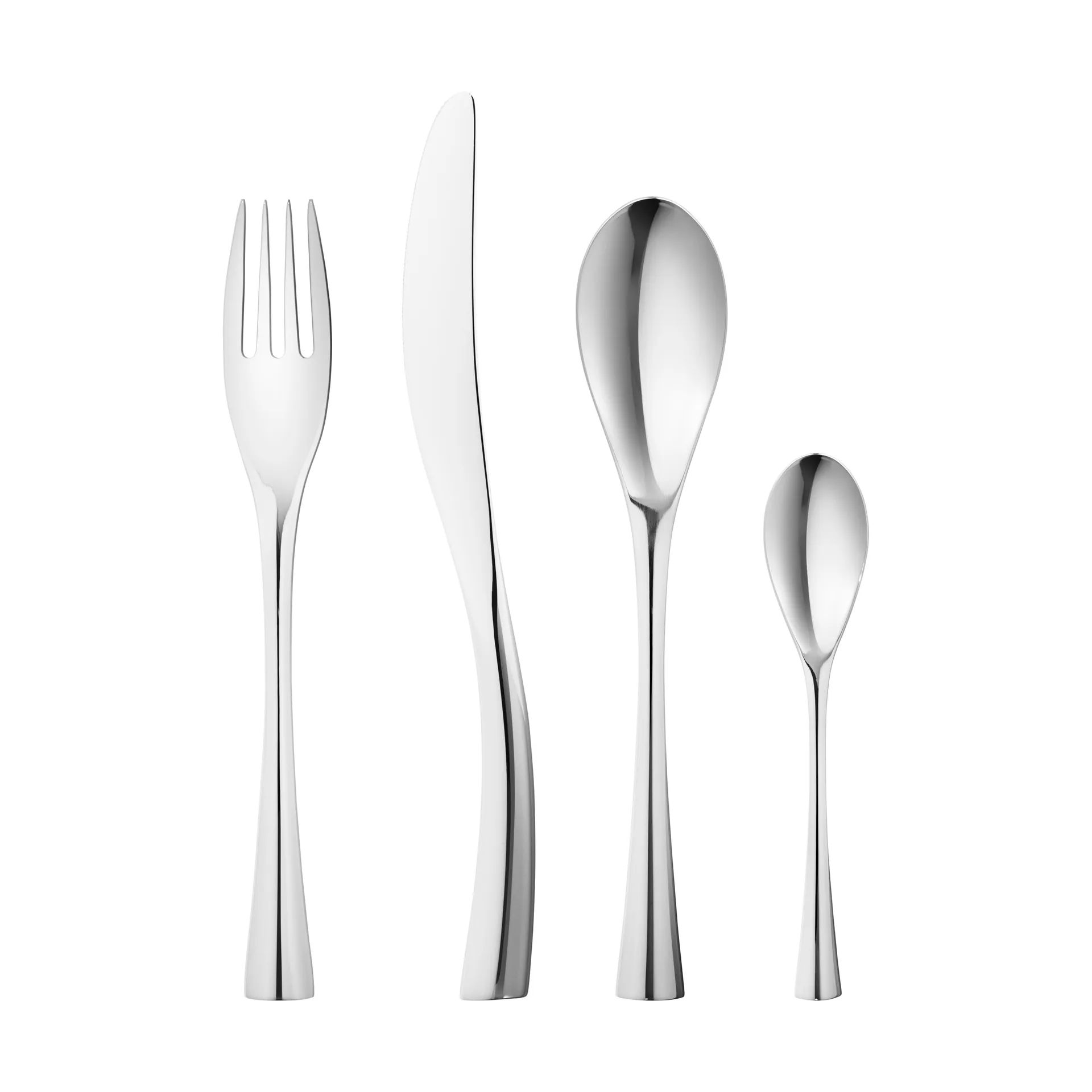 Cobra 刀叉勺 stainless steel, 4 pieces Georg Jensen