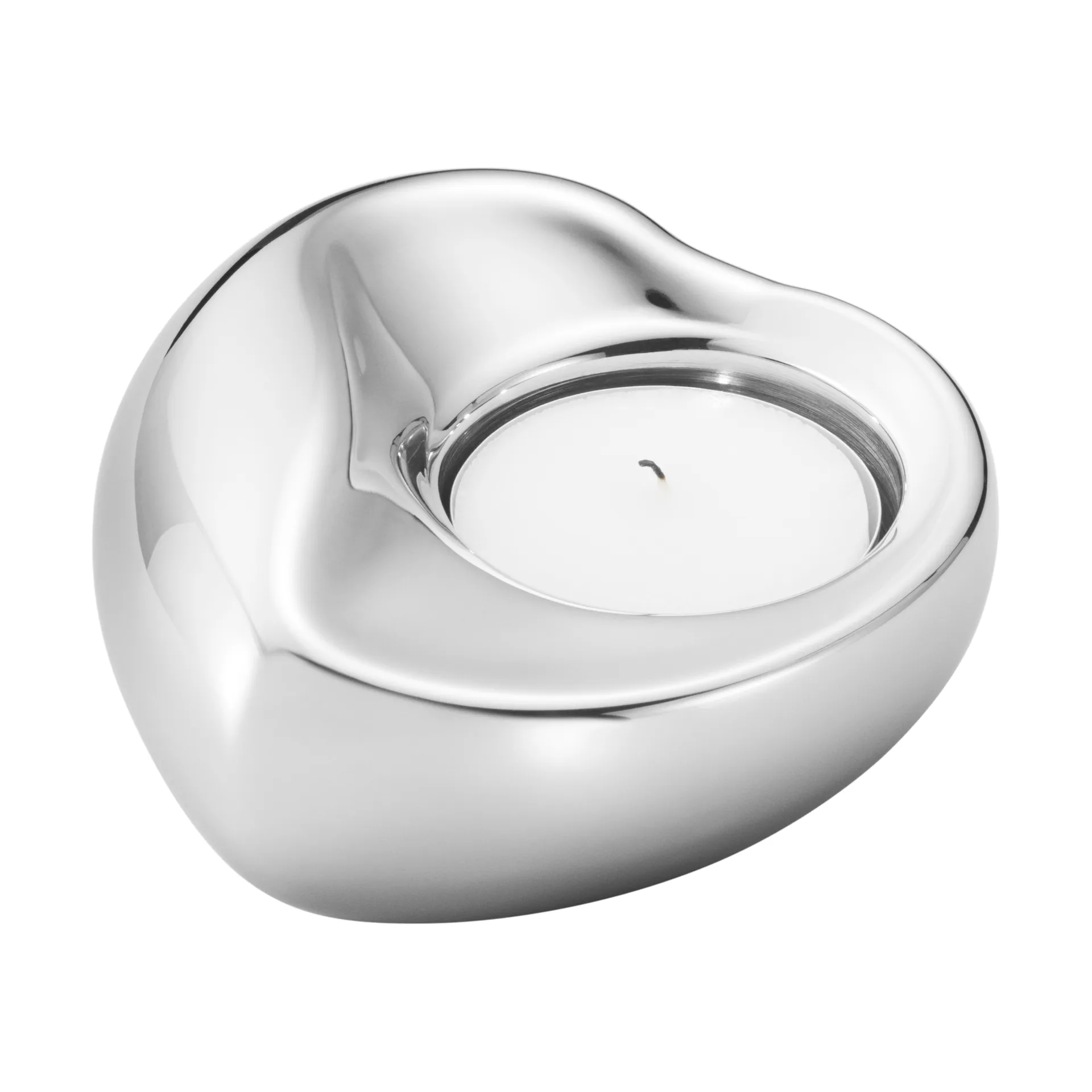 Georg Jensen Heart 烛台, 不锈钢 Georg Jensen