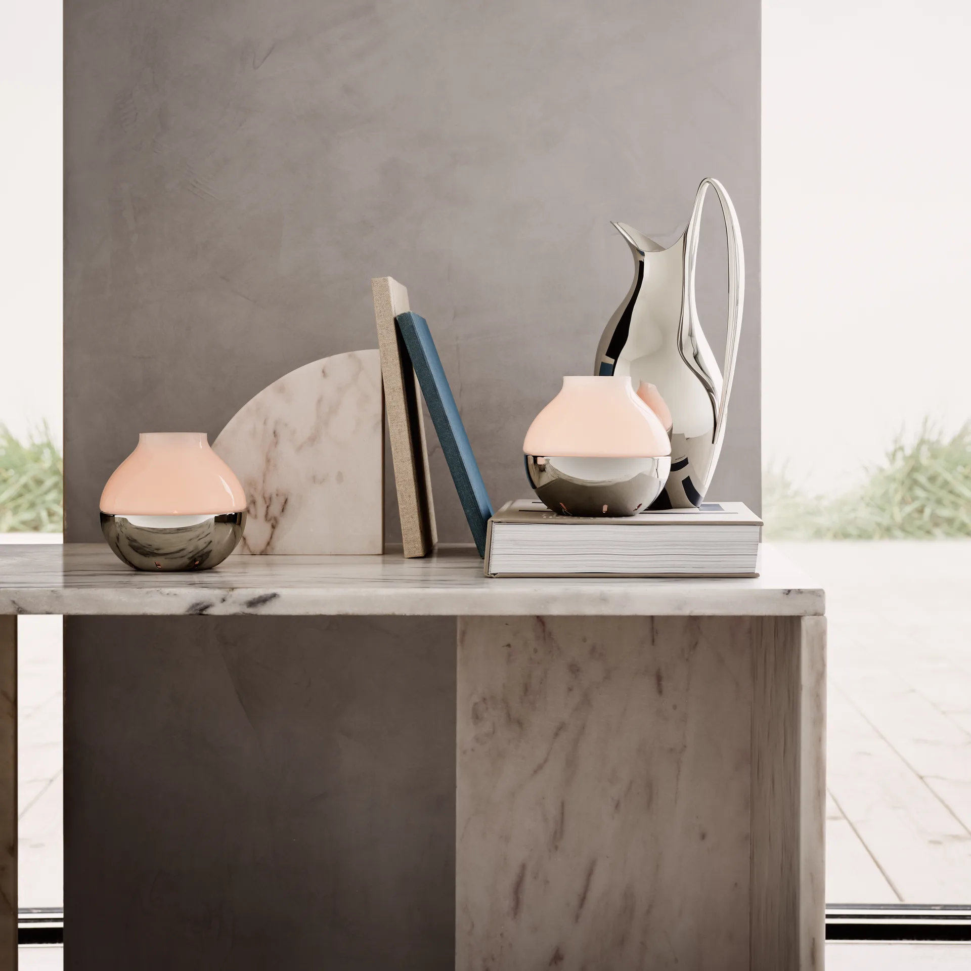 Henning Koppel 防风烛台, Ø 23 cm Georg Jensen