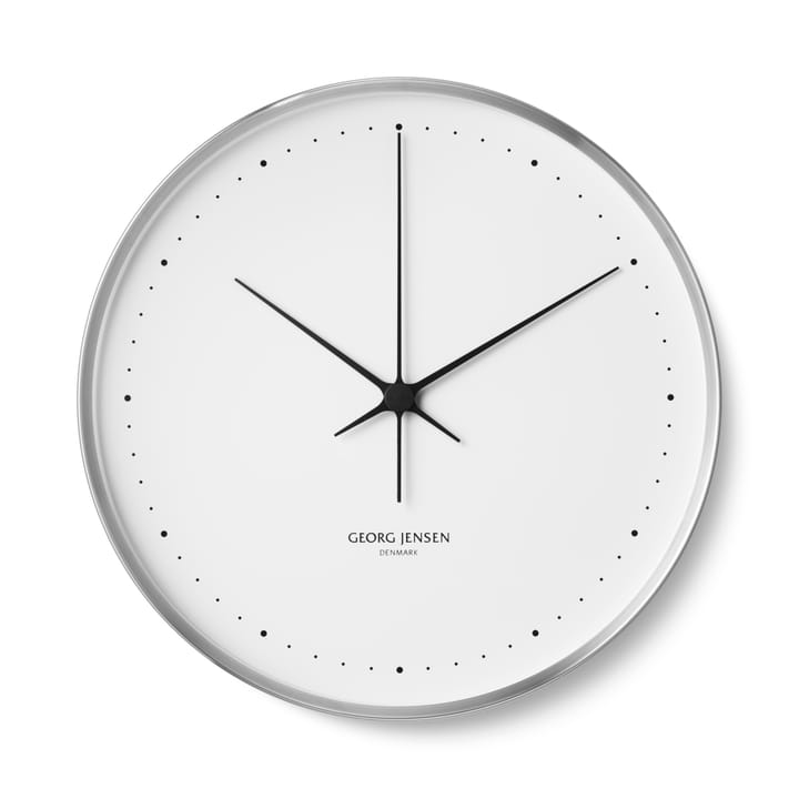 Henning Koppel 挂钟/壁钟 Ø 40 cm, 金属-白色 Georg Jensen