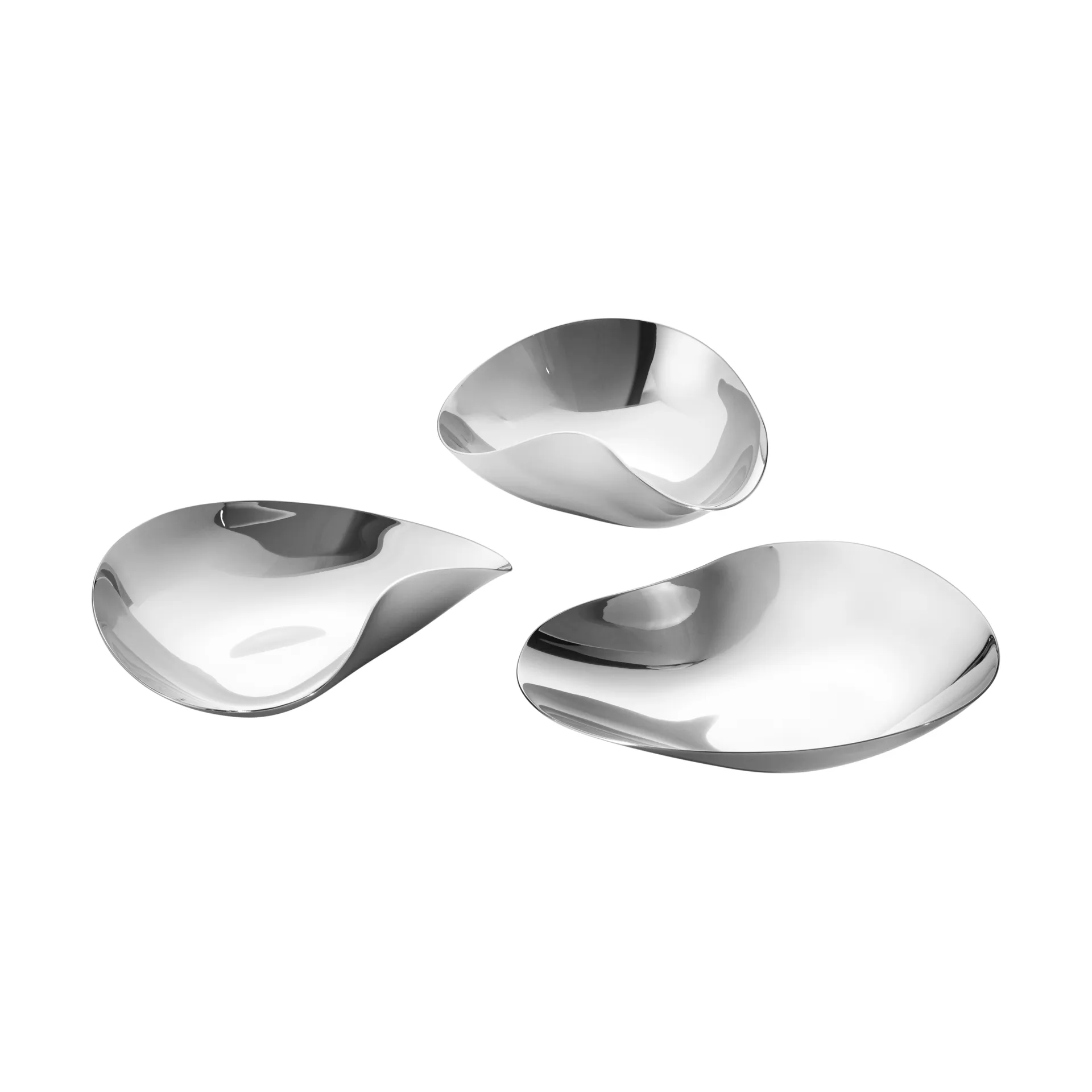 Indulgence snack 碗 3件, Stainless steel Georg Jensen