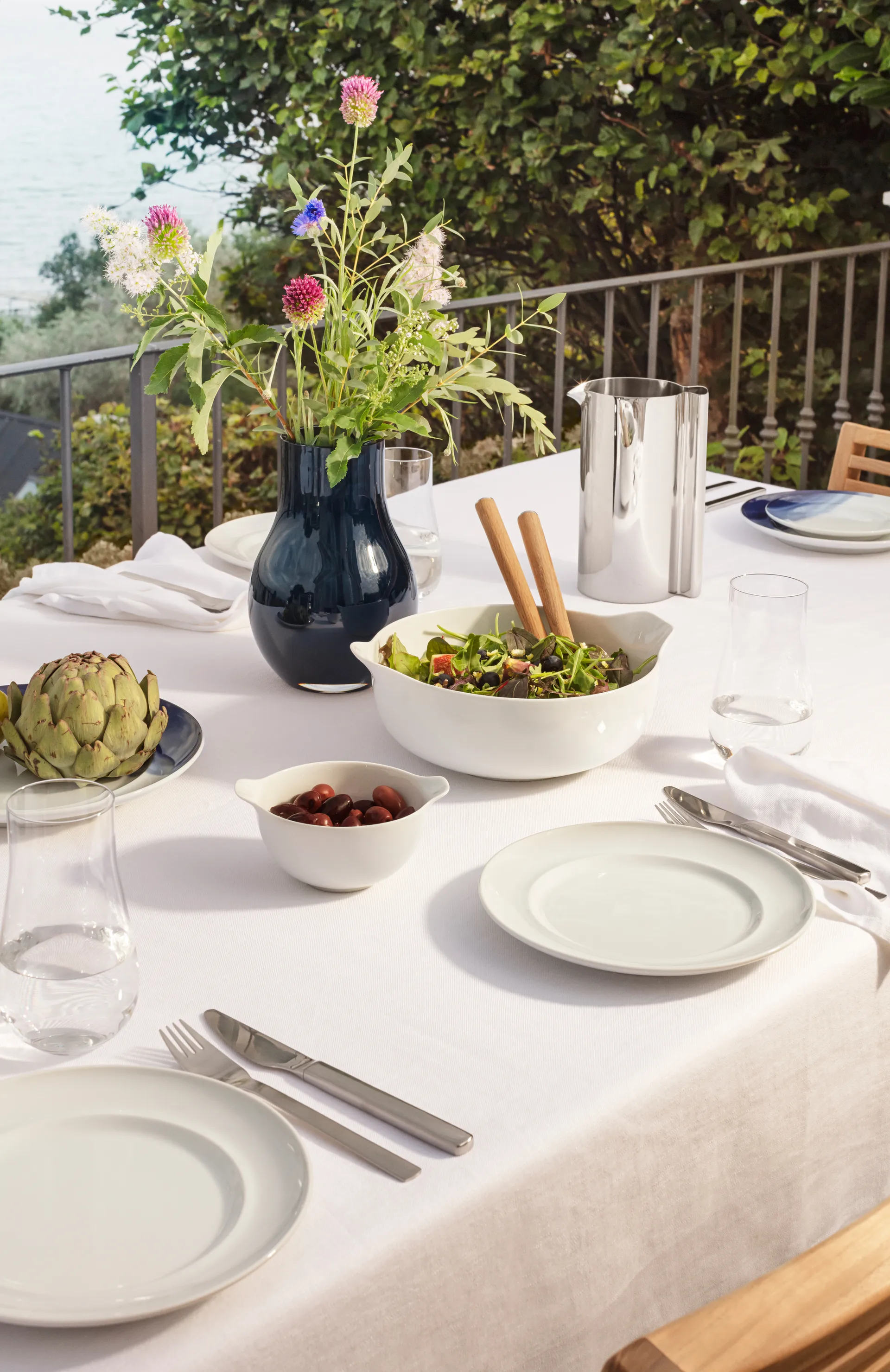 Koppel lunch 盘子 Ø22 cm, 白色 Georg Jensen