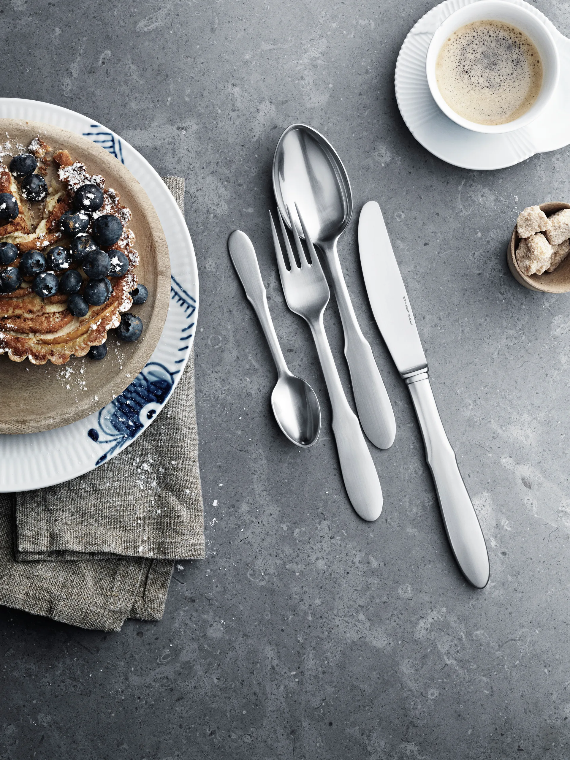 Mitra 哑光 餐叉, 不锈钢 Georg Jensen