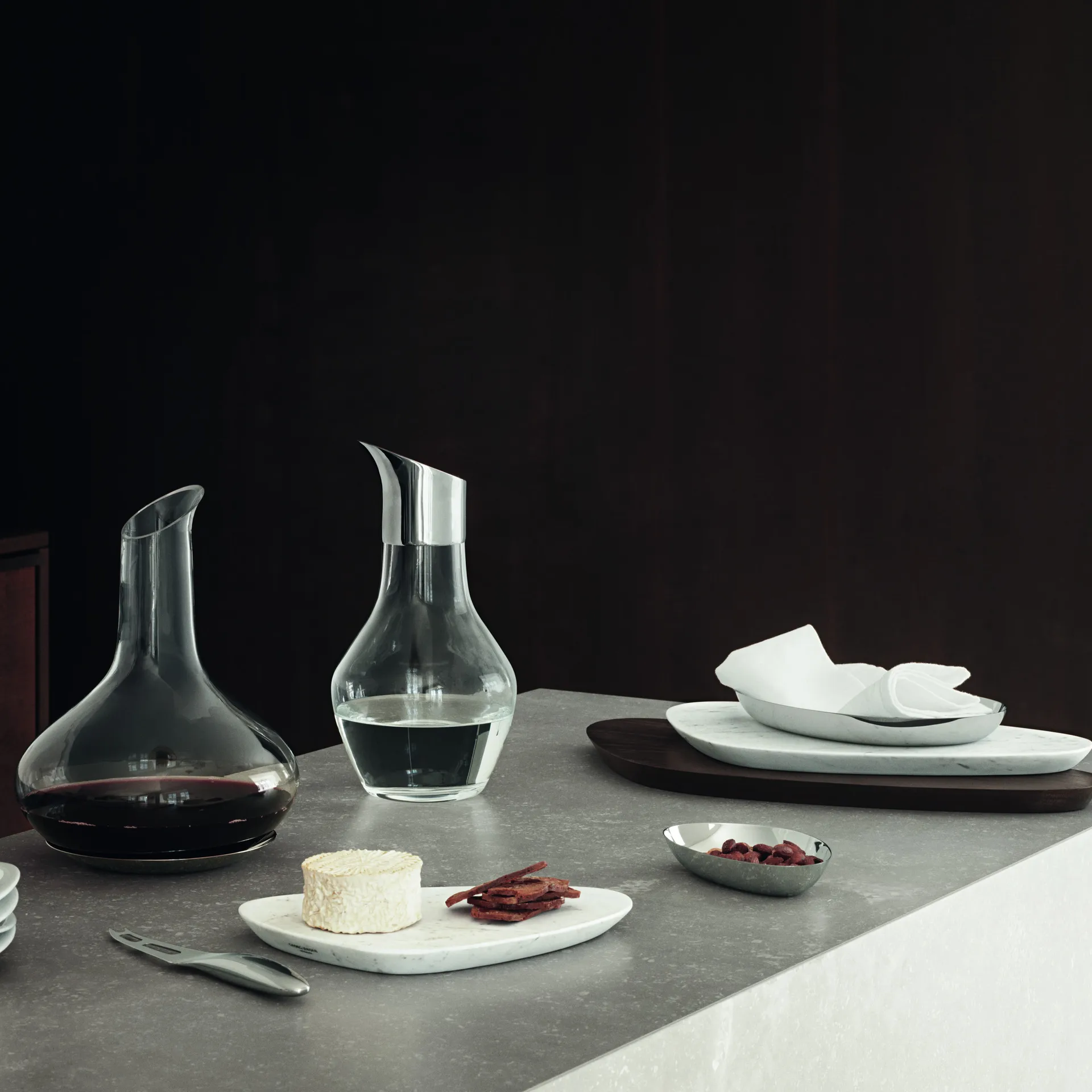 Sky water 卡拉夫 餐用玻璃水瓶, 1.5 l Georg Jensen