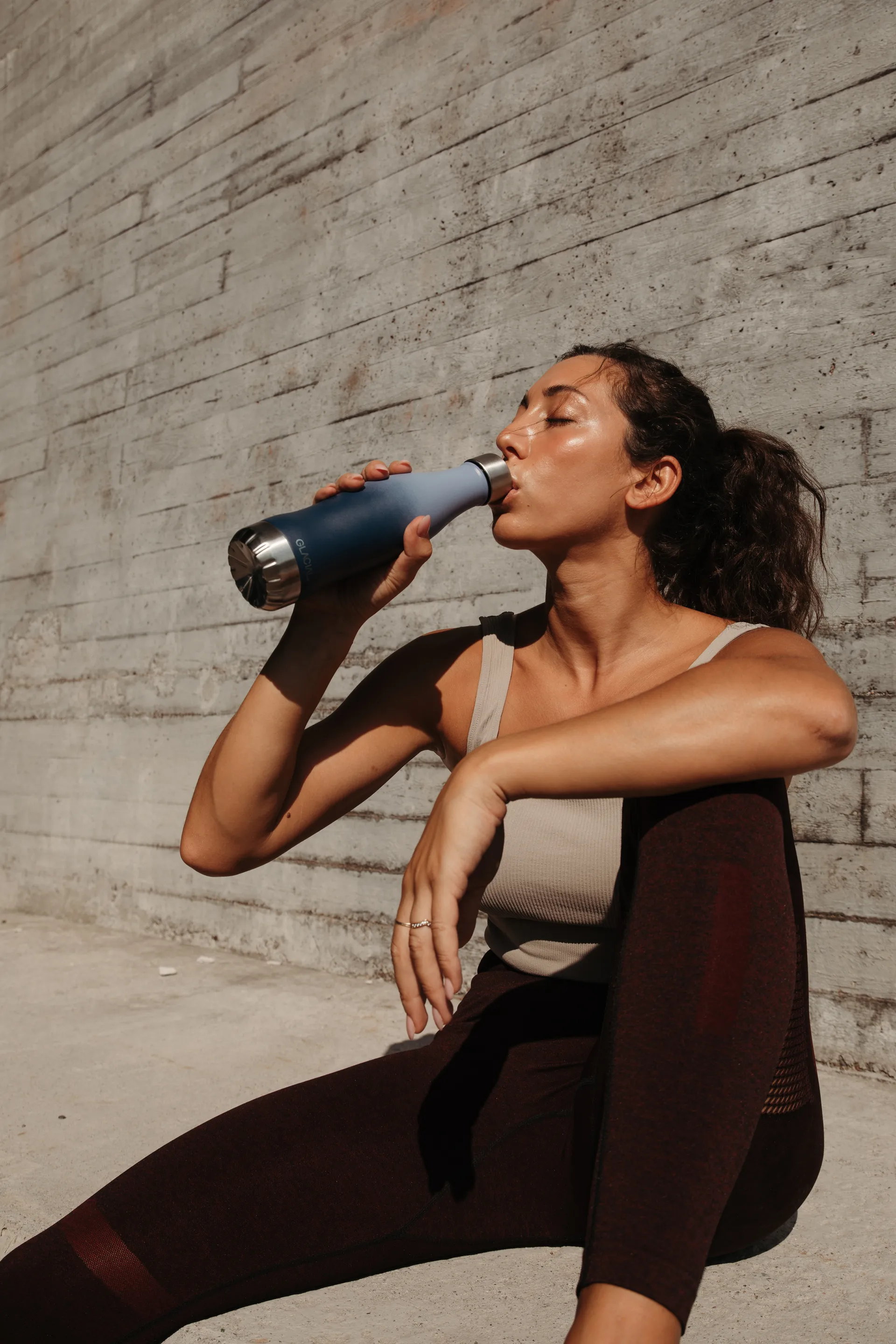 Glacial 运动水瓶/水壶 400 ml, 蓝色 fade Glacial