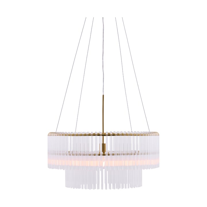 挂钩 60 吊灯, 透明-拉丝黄铜 Globen Lighting