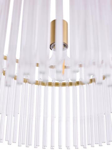 挂钩 60 吊灯 - 透明-拉丝黄铜 - Globen Lighting
