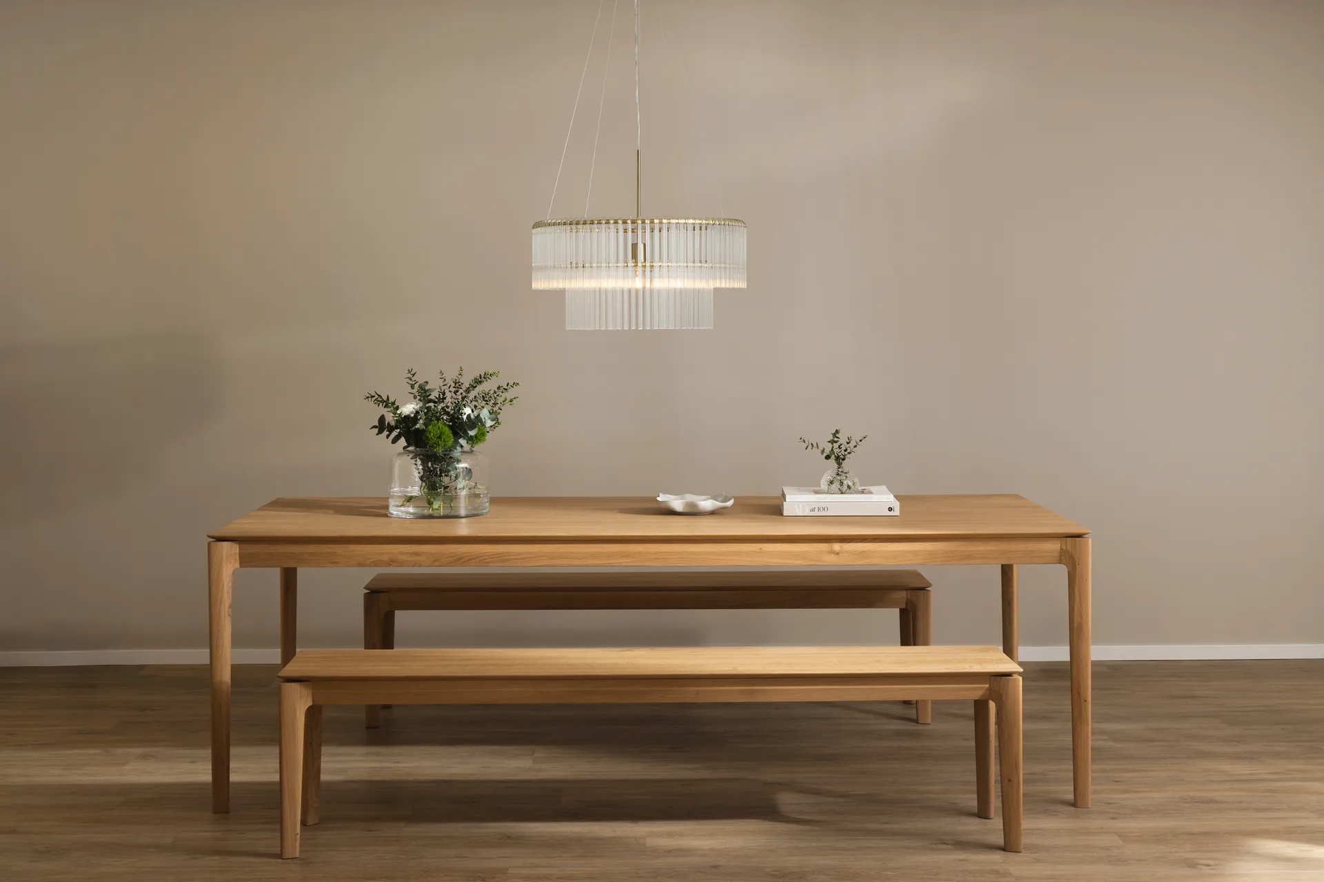 挂钩 60 吊灯, 透明-拉丝黄铜 Globen Lighting