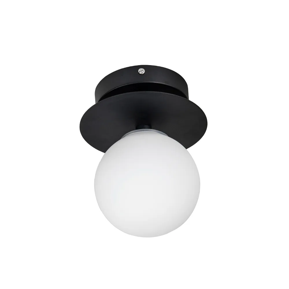 Art Deco 24 IP44壁灯, 白色/黑色 Globen Lighting
