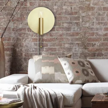 Art Deco 壁灯 - brushed brass - Globen Lighting