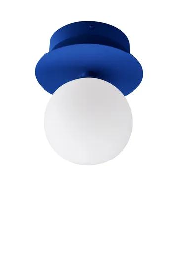 Art Deco IP44 壁灯/吸顶灯 - 蓝白色 - Globen Lighting