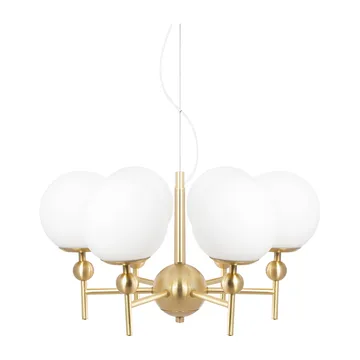 Astrid 吊灯 Ø50 cm - Brushed brass-白色 - Globen Lighting