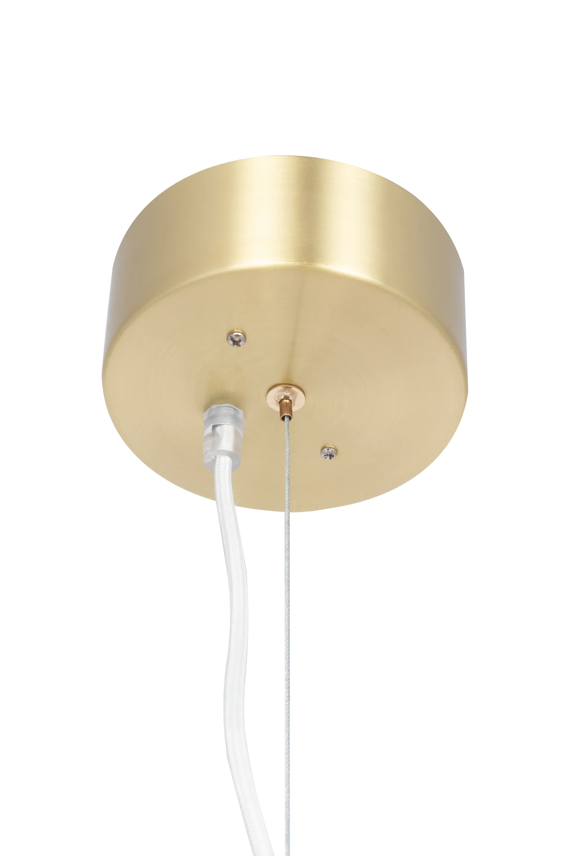 Astrid 吊灯 Ø50 cm, Brushed brass-白色 Globen Lighting