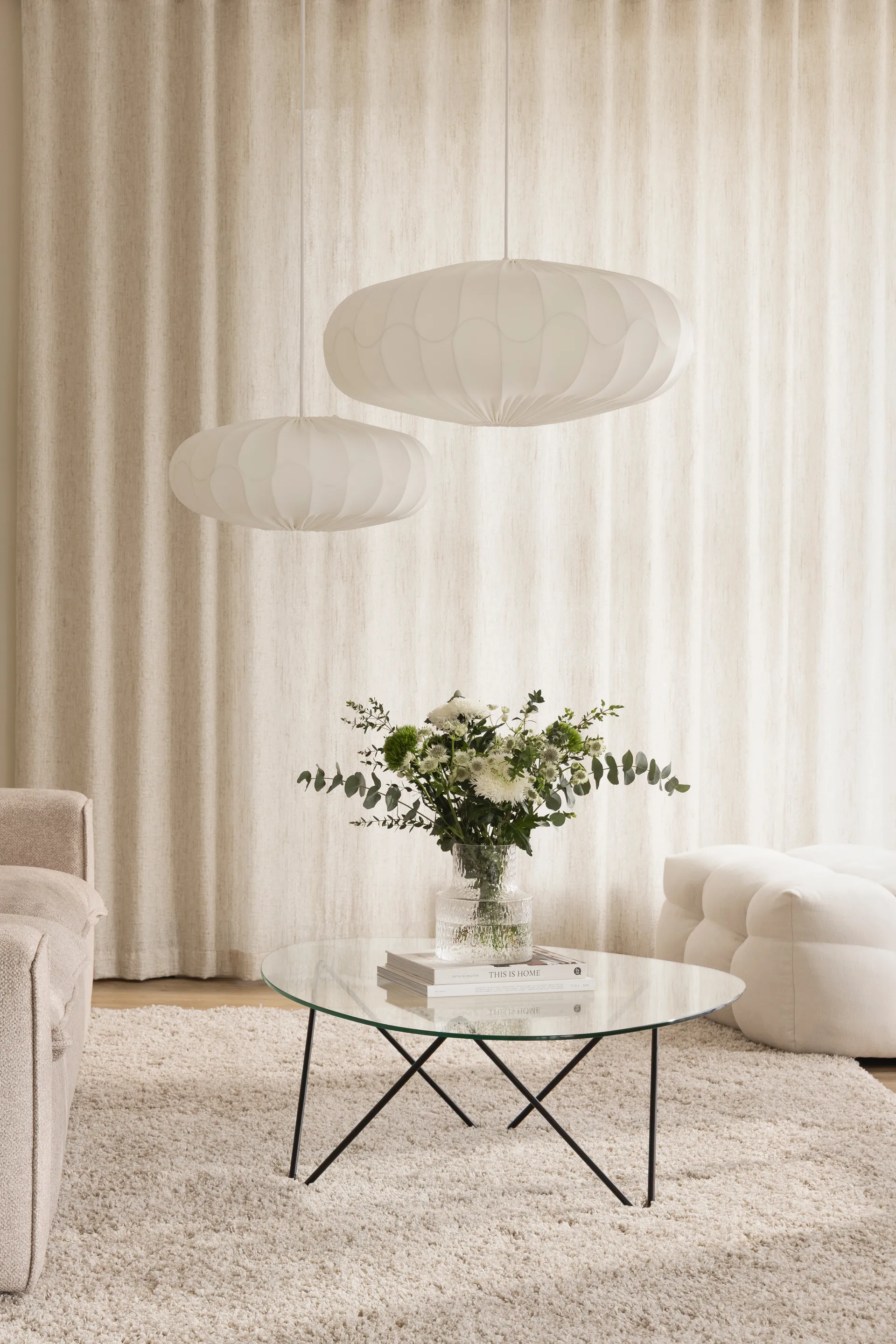 Bladverk 灯罩 Ø70cm, 白色 Globen Lighting