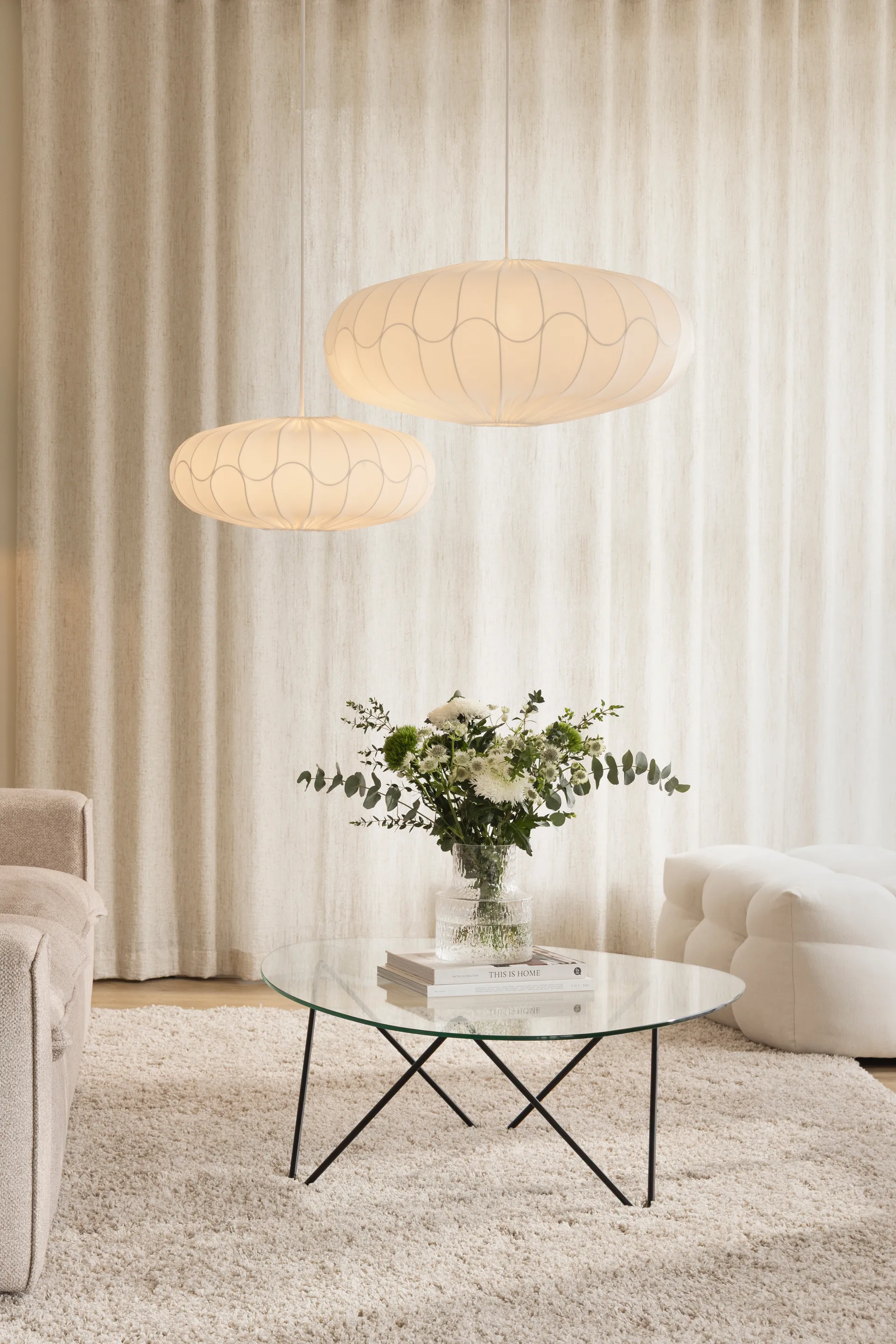 Bladverk 灯罩 Ø70cm, 白色 Globen Lighting