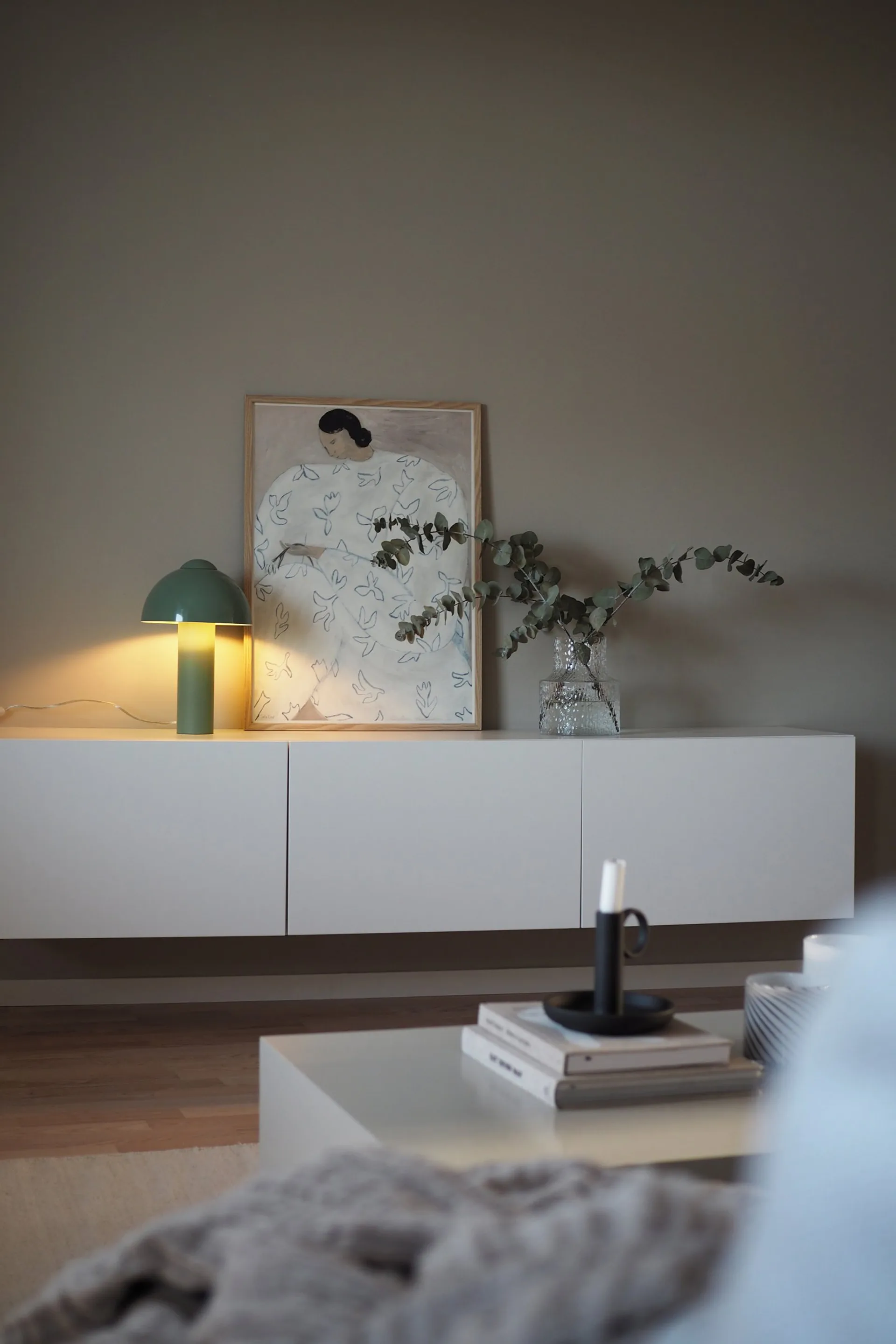 伴光 Buddy23 蘑菇台灯多色可选 36cm插线版 , 绿色 Globen Lighting