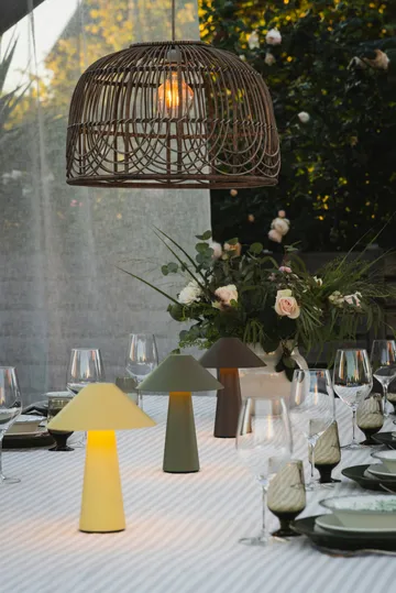 Cannes 便携 台灯 - 燕麦色 黄色 - Globen Lighting