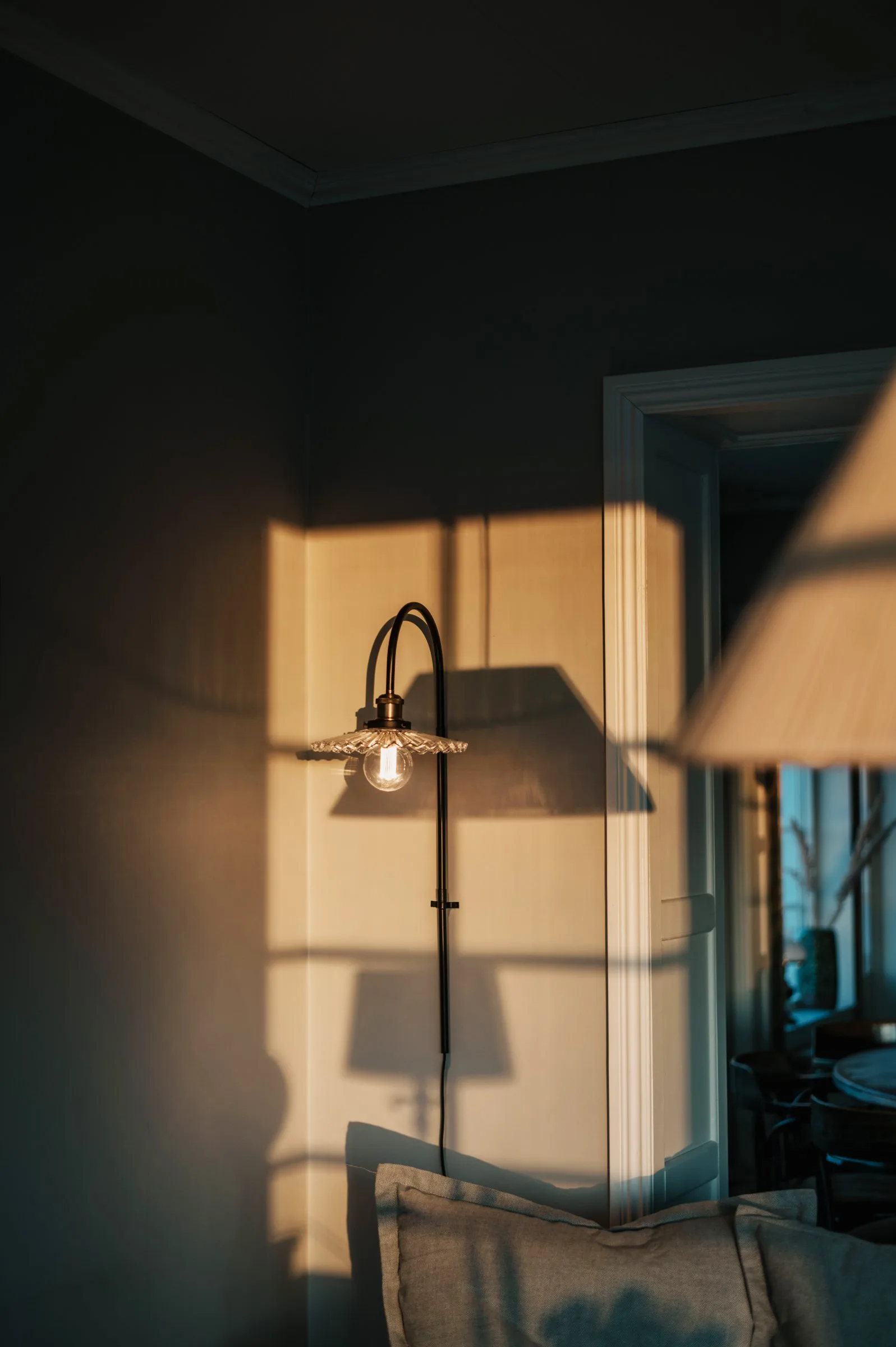 Cobbler系列 壁灯75cm, 透明色 Globen Lighting