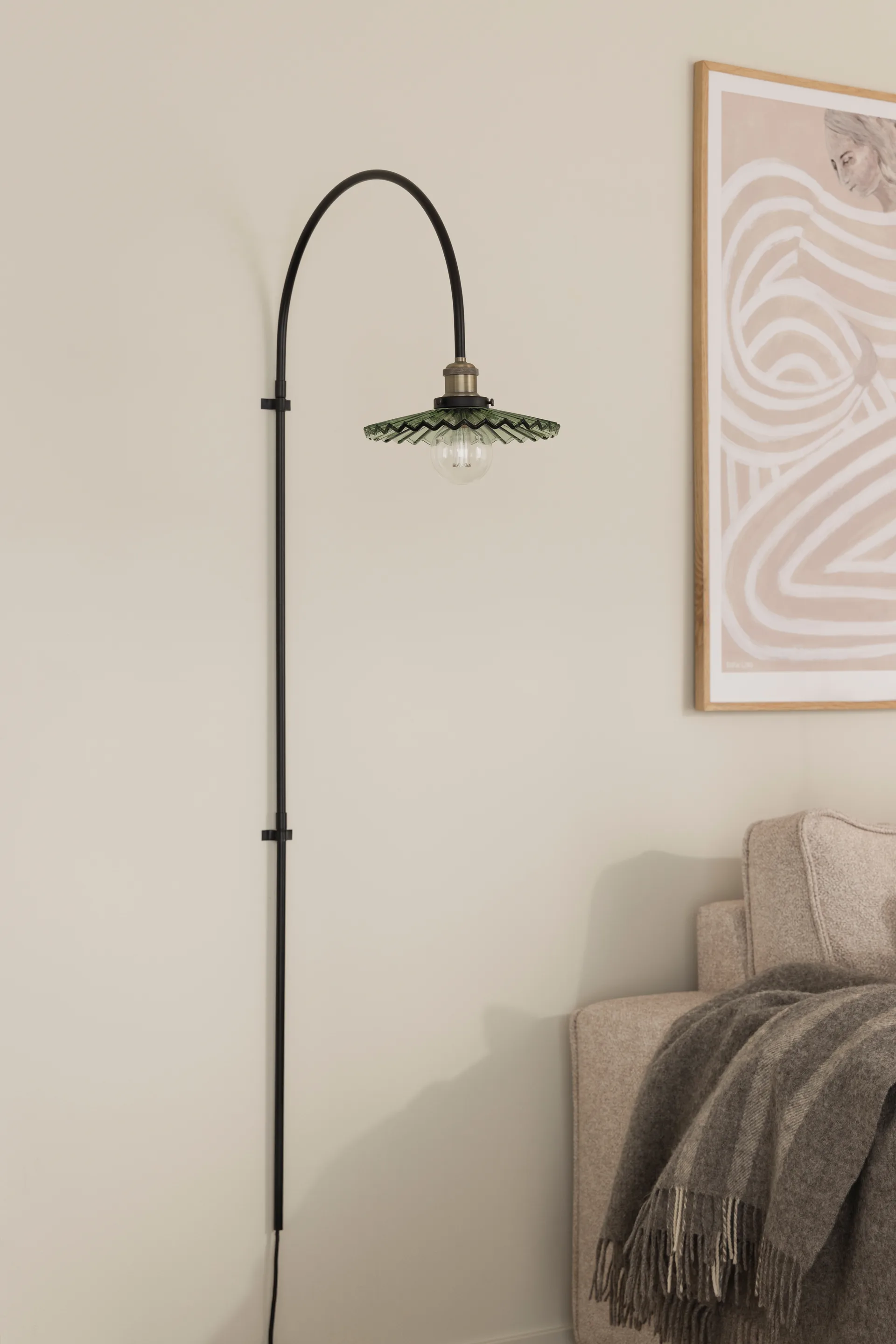 Cobbler壁灯150cm, 绿色 Globen Lighting