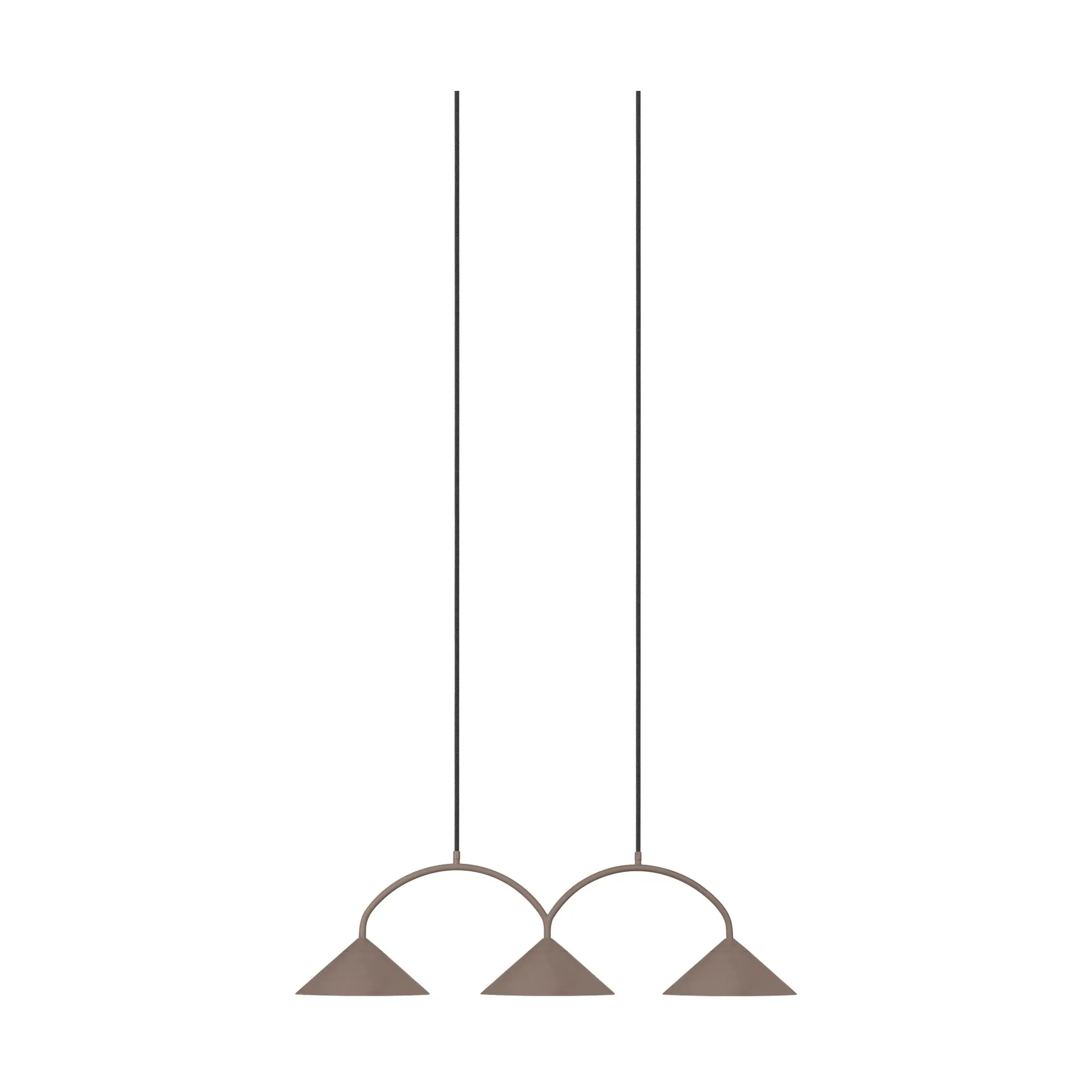 Curve 吊灯 3, Mocha Globen Lighting