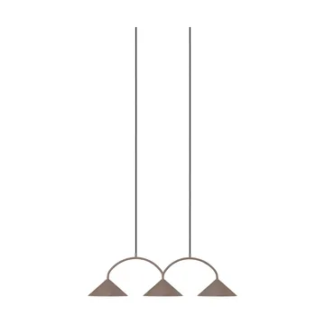 Curve 吊灯 3 - Mocha - Globen Lighting