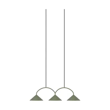 Curve系列吊灯3 - 绿色 - Globen Lighting